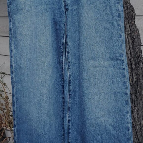 NWT Madewell High-Waisted Superwide-Leg Jeans with Deep Cuffs - Picture 11 of 13